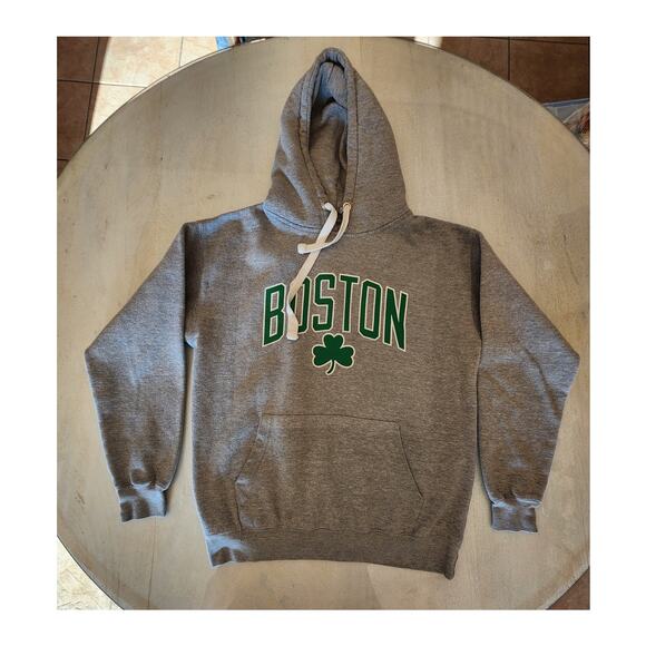 Boston Clover Hoodie Gray SZ Small Activewear Athleiure - Picture 1 of 6